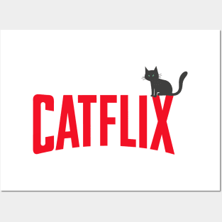 Catflix and Chill Posters and Art